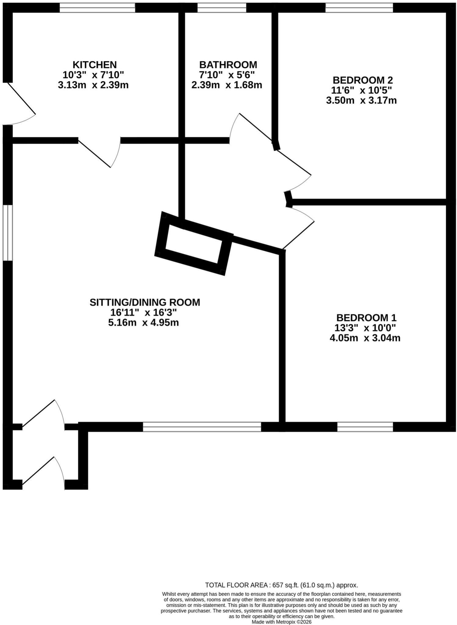 Rope Lane, Shavington, CW2 floorplan