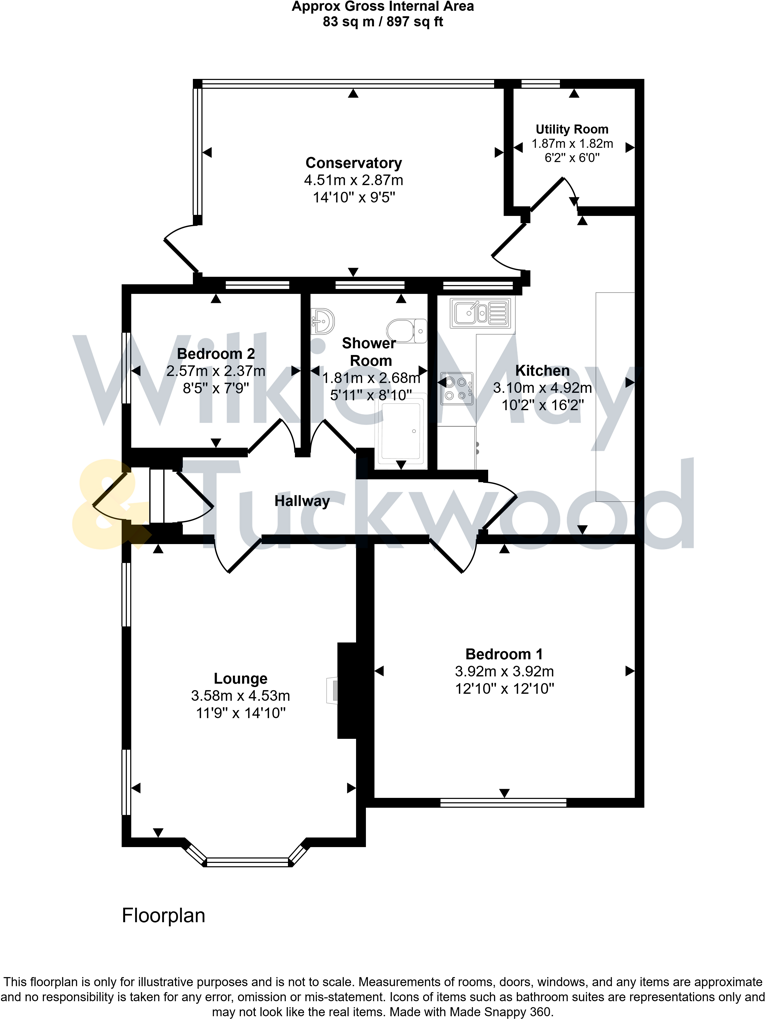Parkhouse Road, Minehead floorplan
