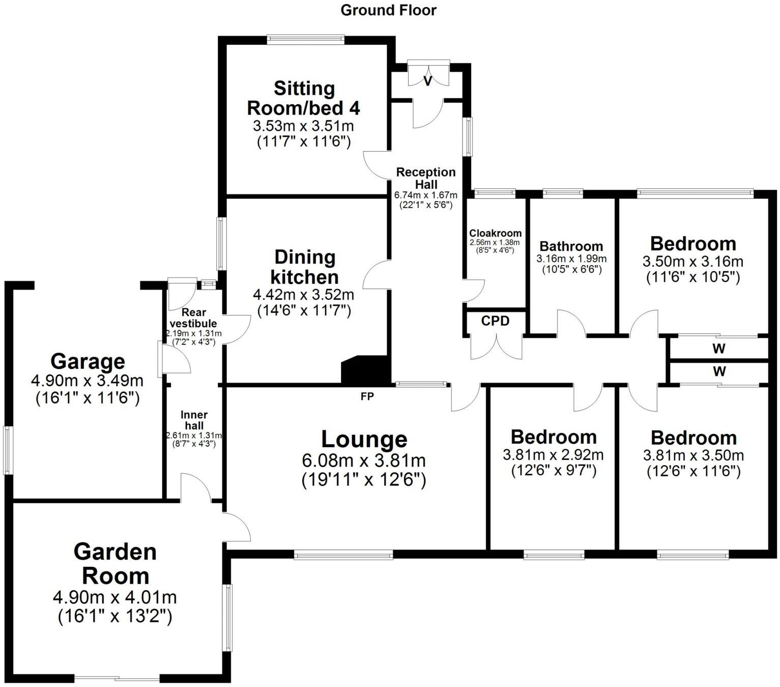 28 Lady Margaret Drive, Troon, KA10 7AL floorplan