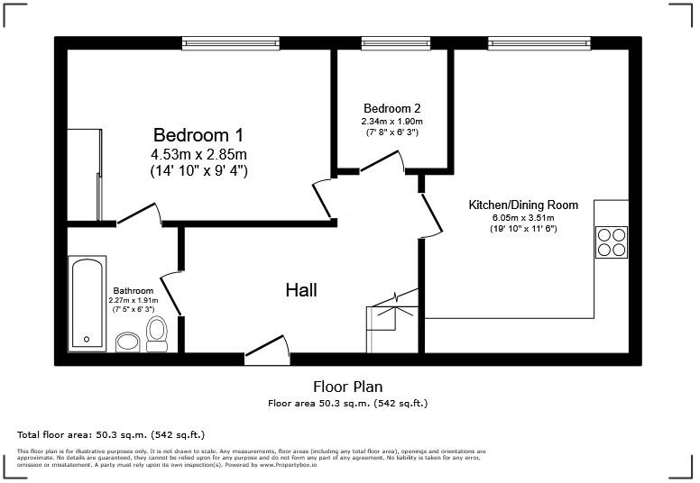 Upper Marshall Street, B1 floorplan