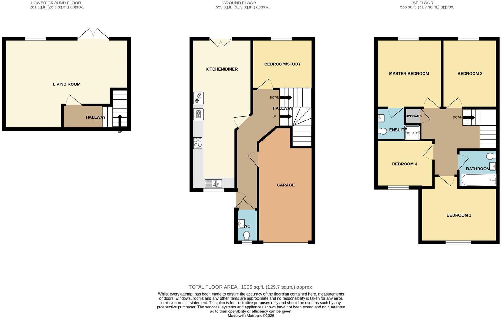 Alexanders Avenue, Higher Trewiddle, St Austell floorplan