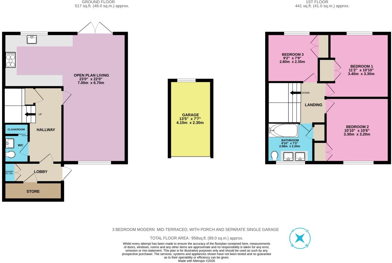 Dolphin Close, WR2 6BG floorplan