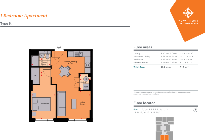 The Copper Works, Cardiff Cardiff CF10 floorplan