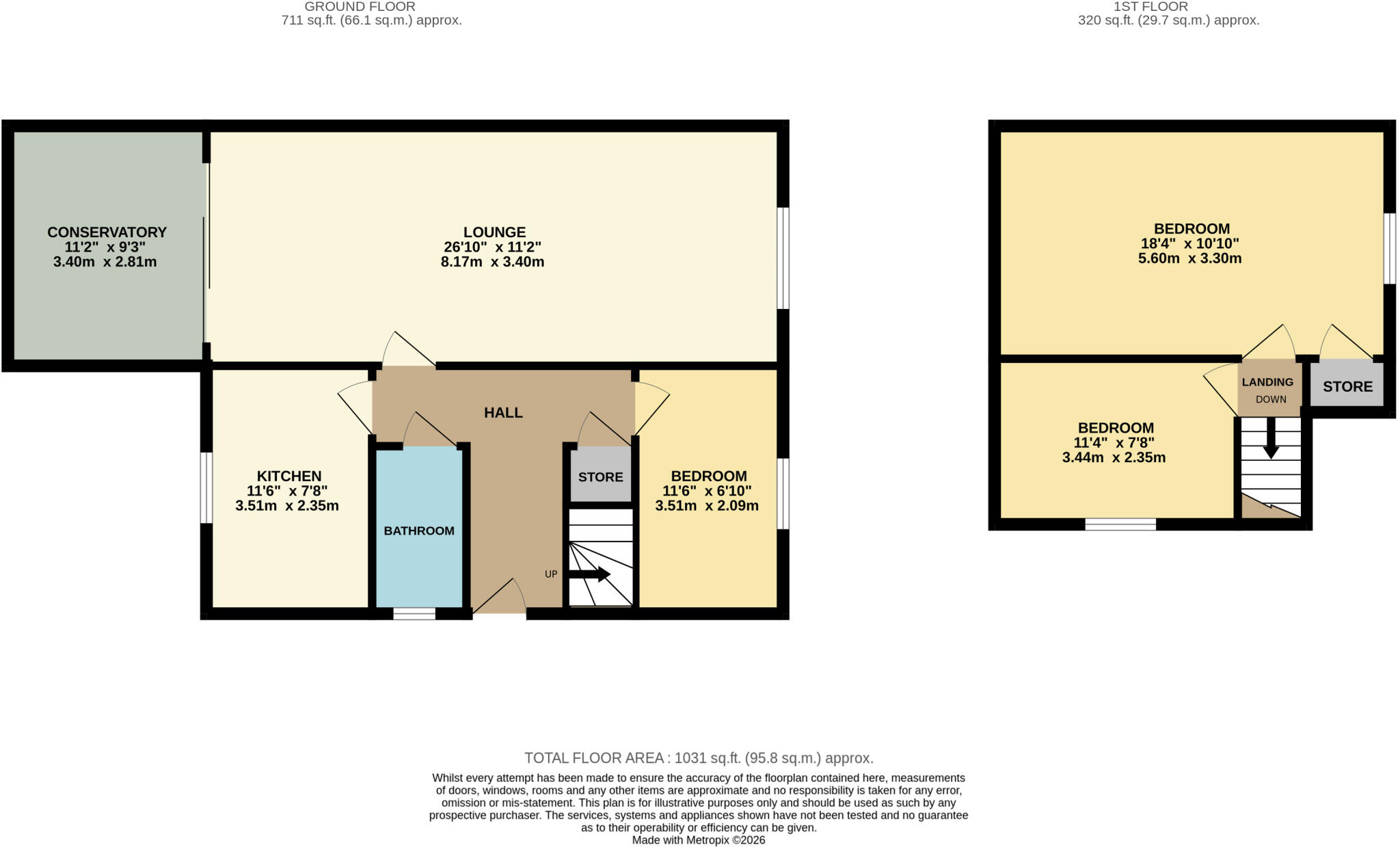 Elizabeth Drive, Oadby, Leicestershire floorplan
