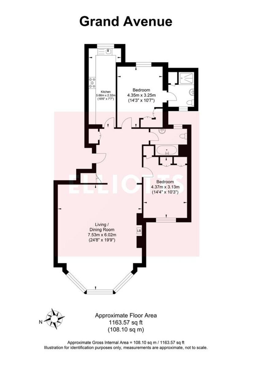 Grand Avenue, Hove floorplan