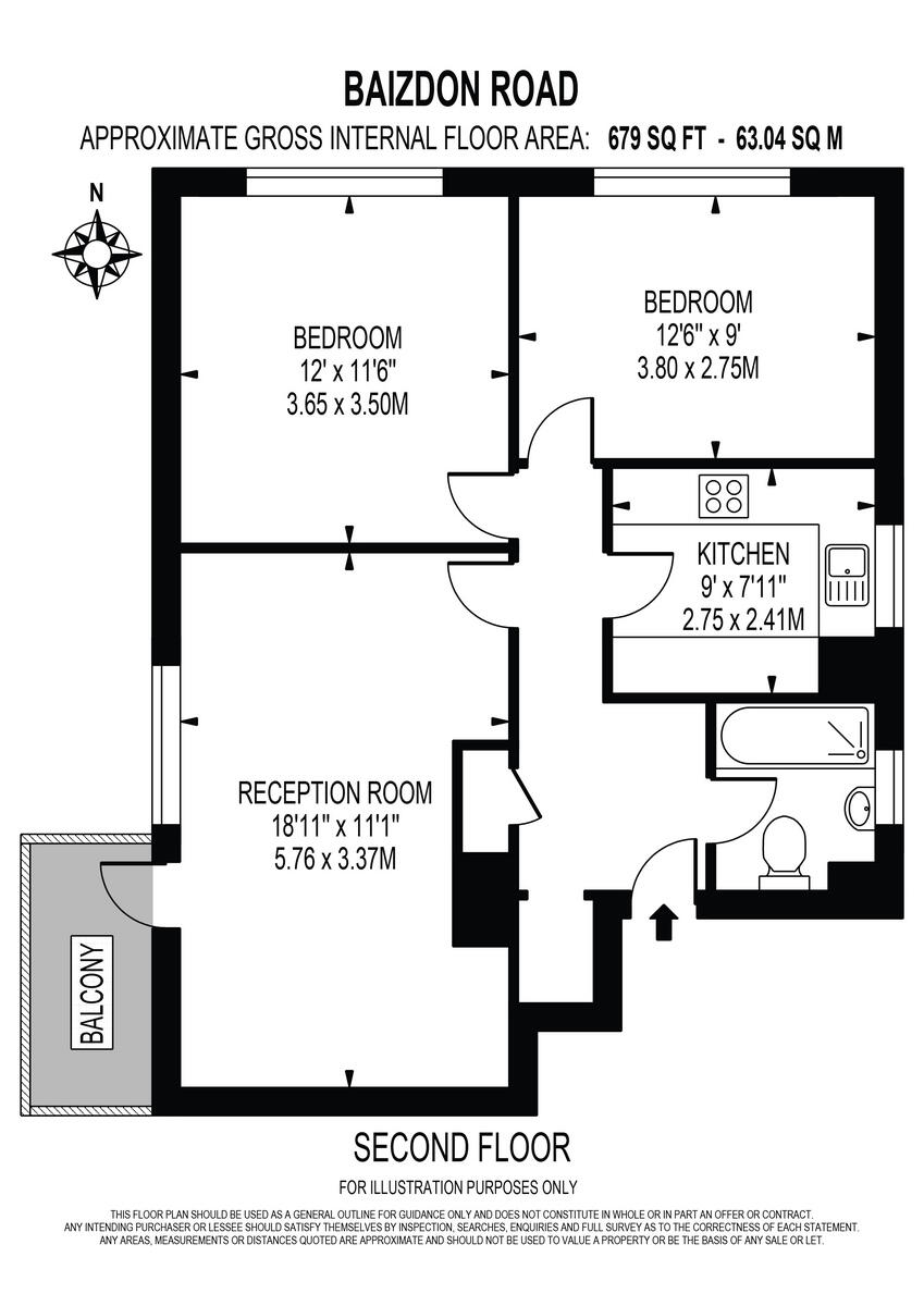 Baizdon Road, London floorplan
