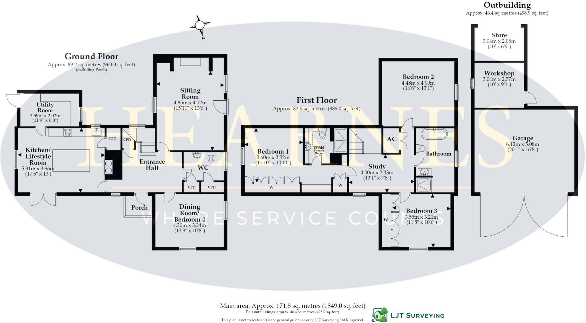 Long Lane, Wimborne, Dorset, BH21 7AG floorplan