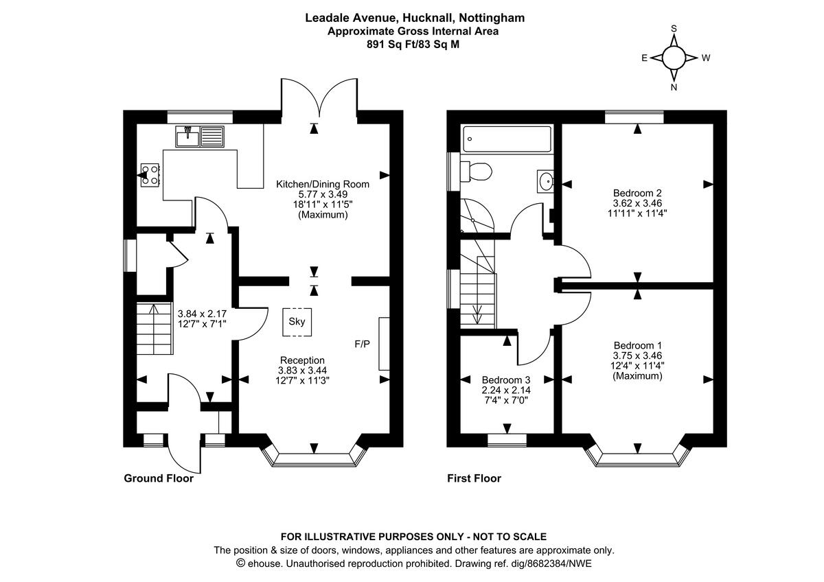 Leadale Avenue, Nottingham floorplan