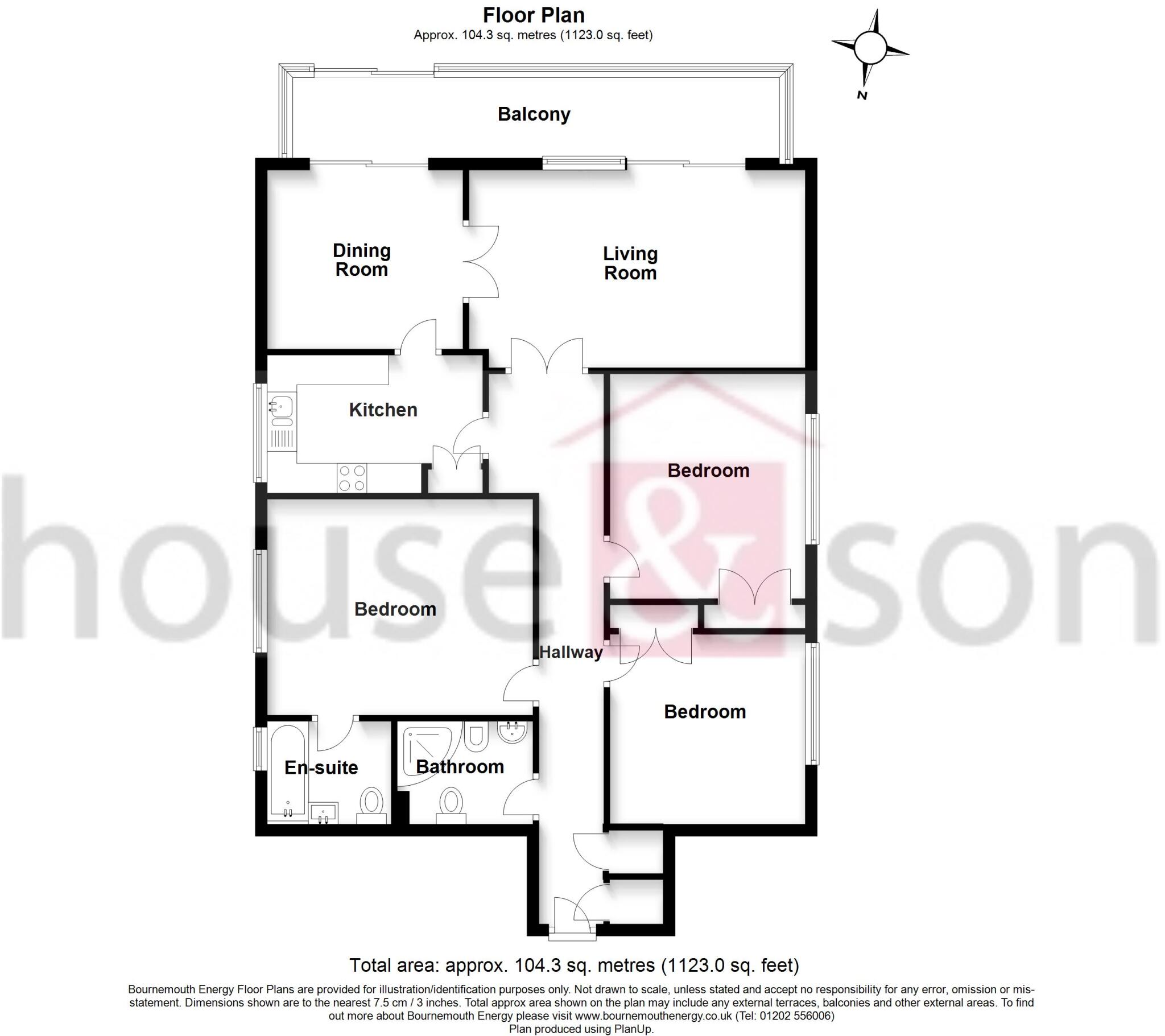 Hinton Wood, Grove Road, East Cliff, Bournemouth, BH1 floorplan
