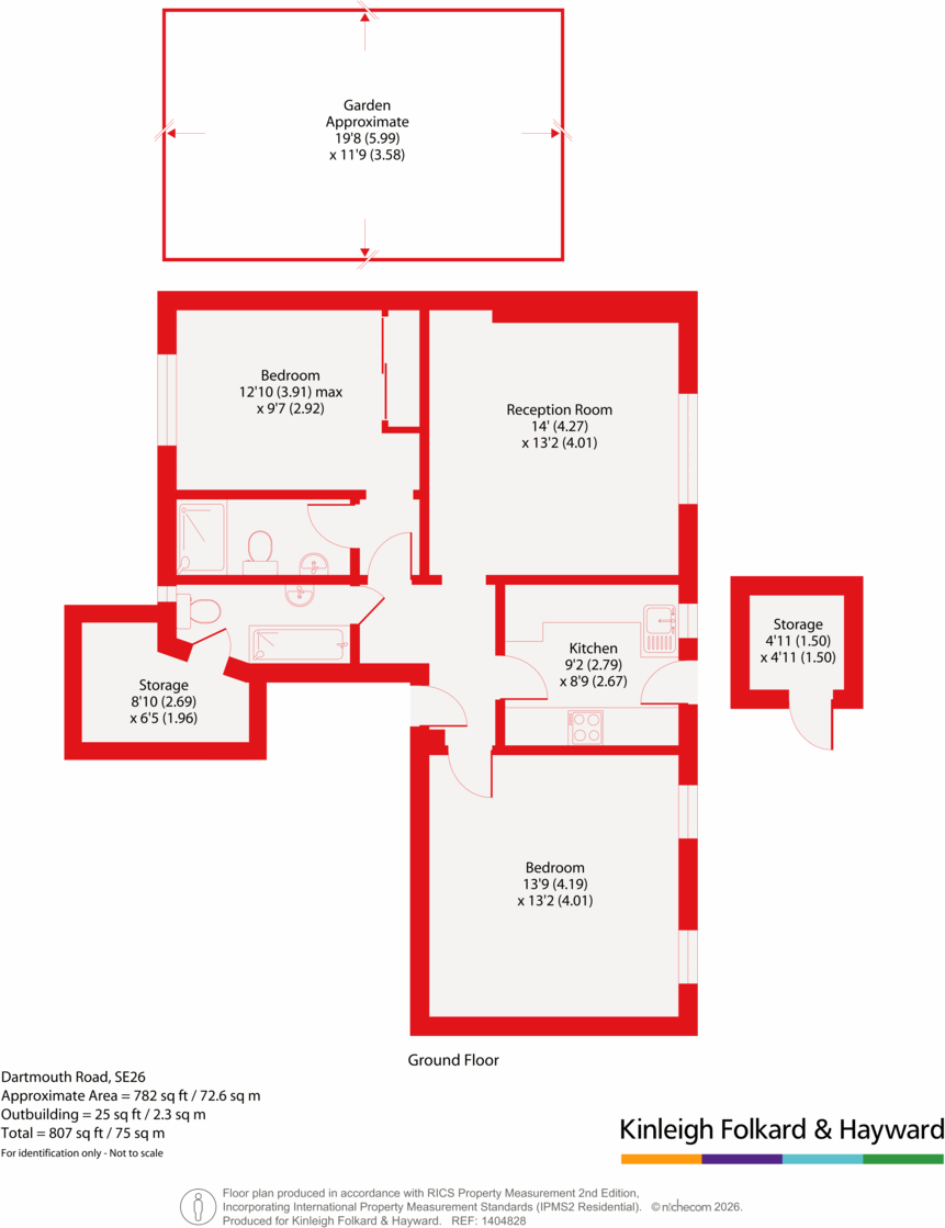 Courtside, Dartmouth Road, Sydenham, London, SE26 floorplan