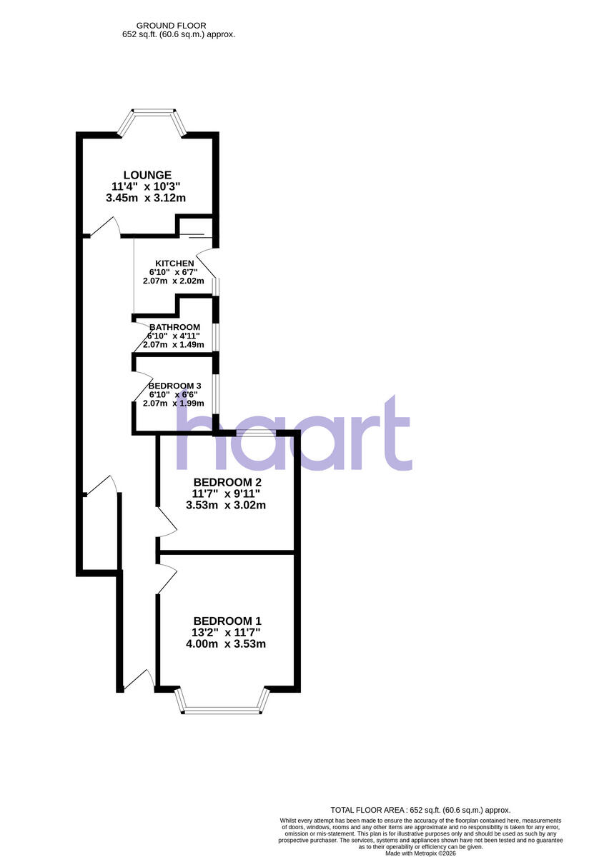 Courtenay Road, Walthamstow floorplan