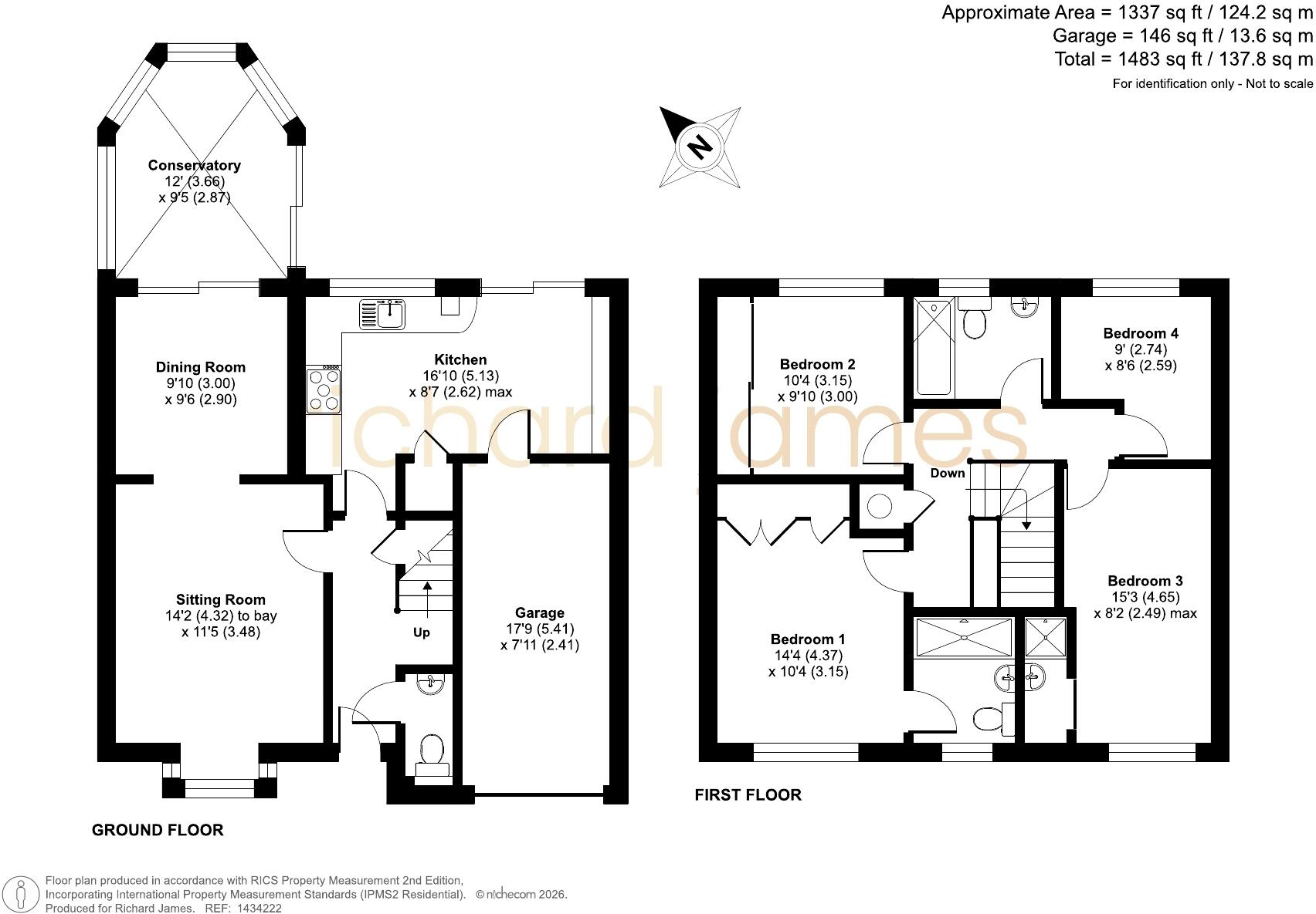 Hatherall Close, Stratton St. Margaret, Swindon, SN3 floorplan