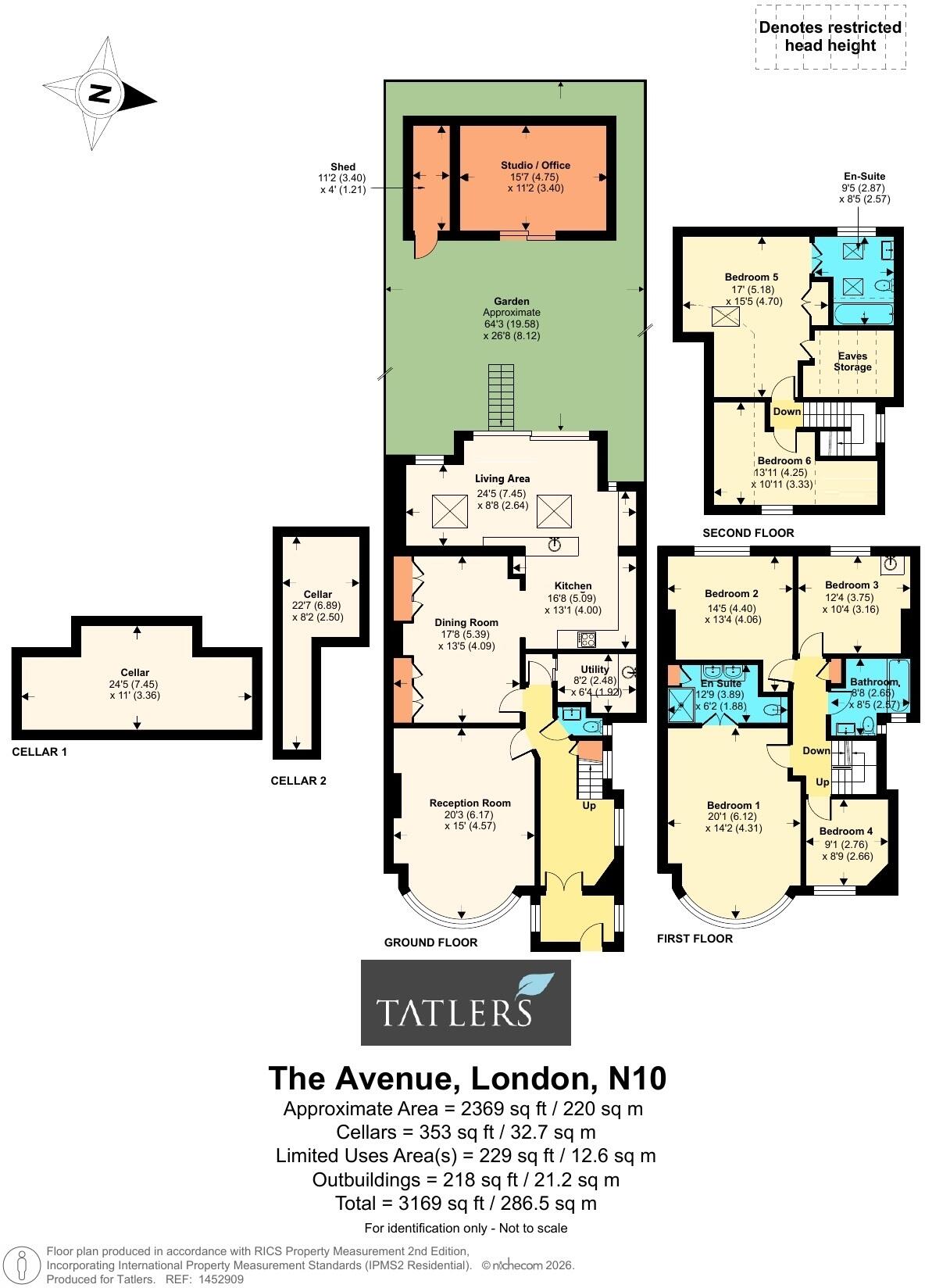 The Avenue, London, N10 floorplan