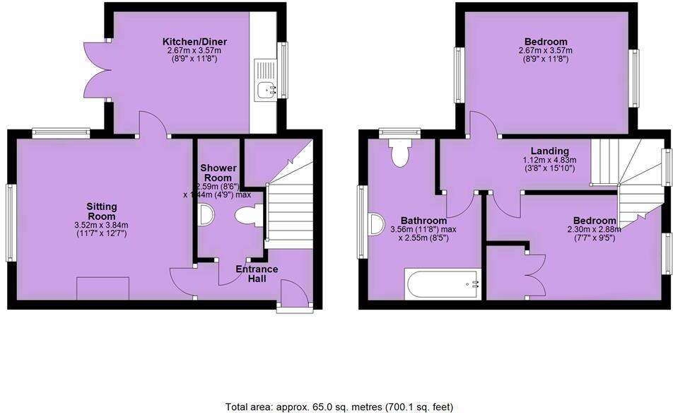 Jordan Close, Saffron Walden, Essex, CB11 floorplan