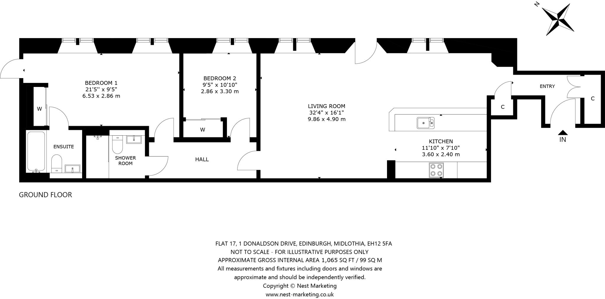 Donaldson Drive, Edinburgh floorplan