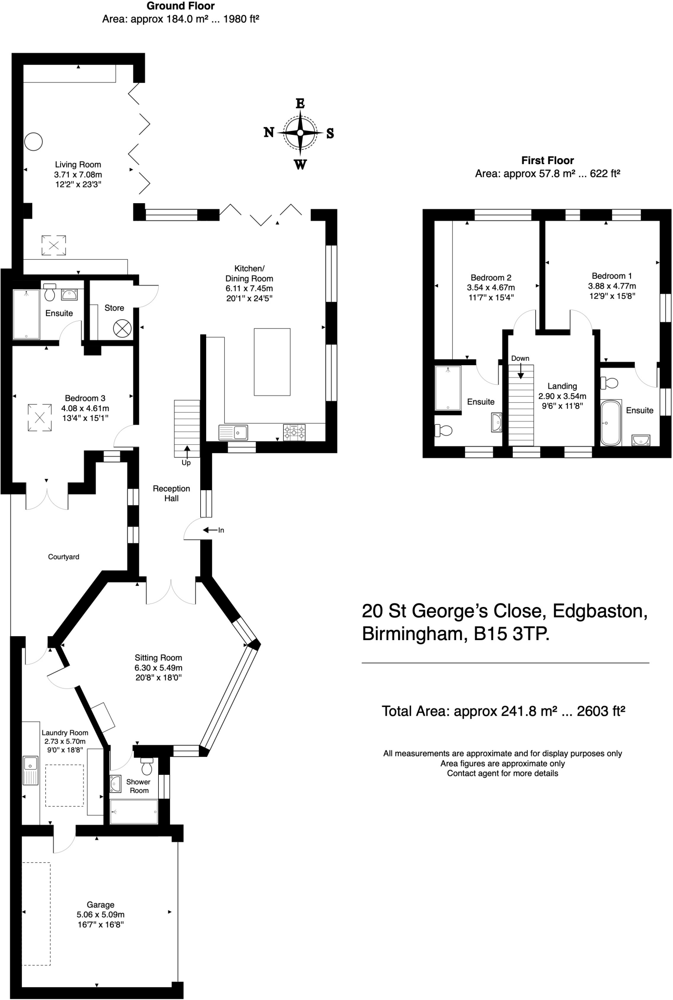 St Georges Close, Edgbaston floorplan