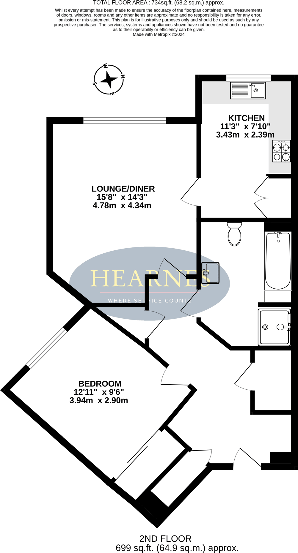 37 Lindsay Road, Poole, BH13 floorplan