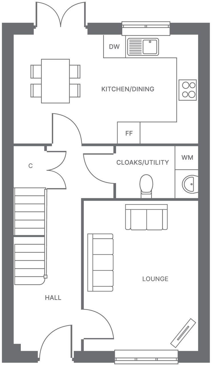 Royal Gardens, Wixams, MK45 floorplan