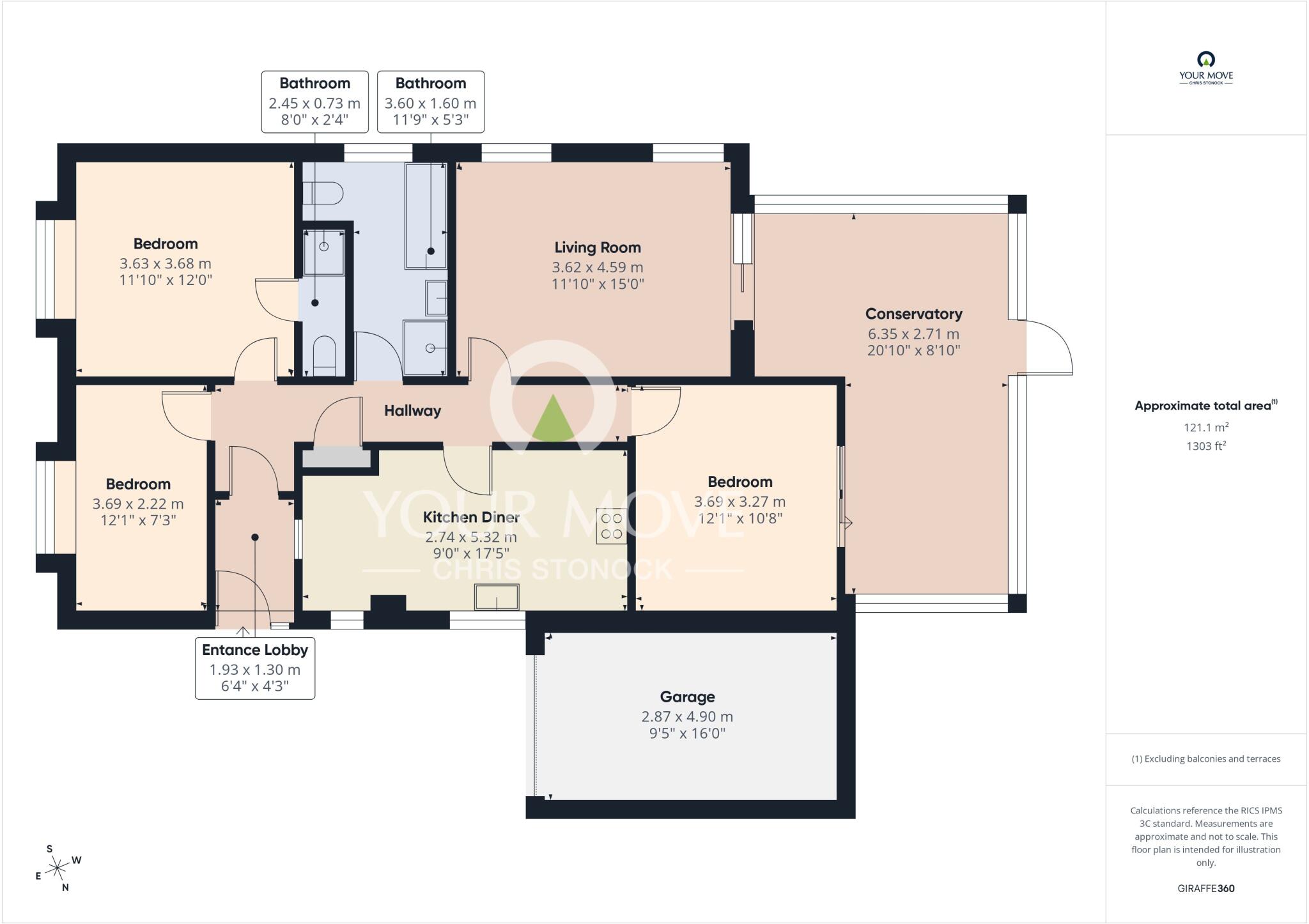 Berry Hill, Greenside, Ryton, Tyne and Wear, NE40 floorplan