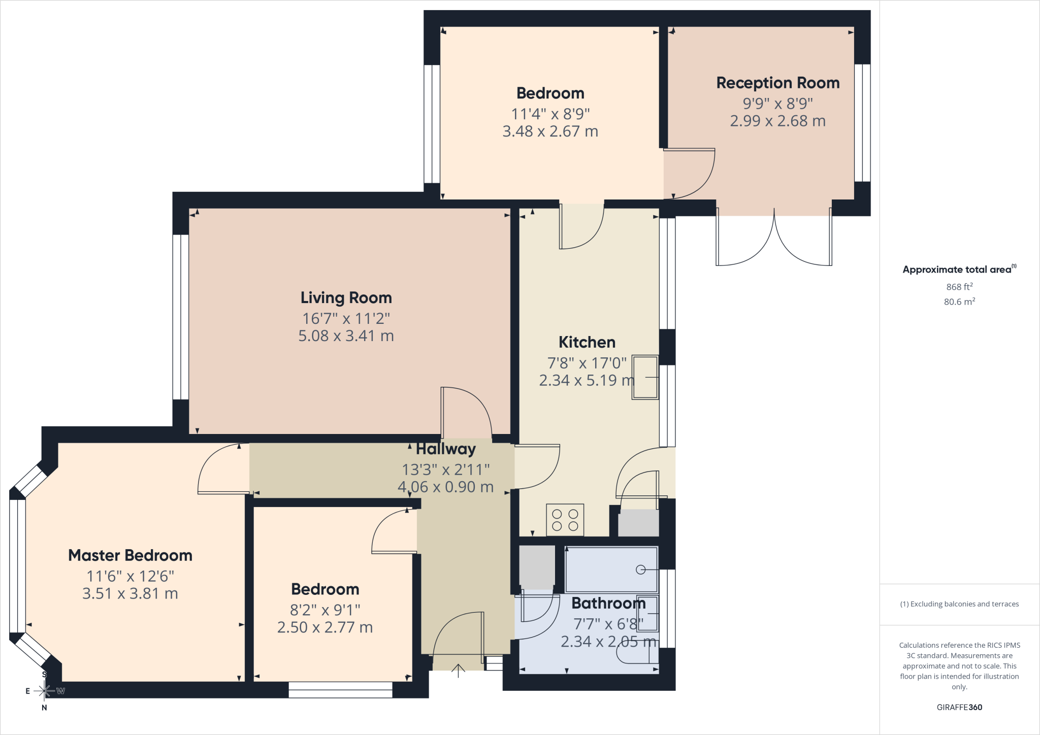 Marsh View, Meir Heath floorplan