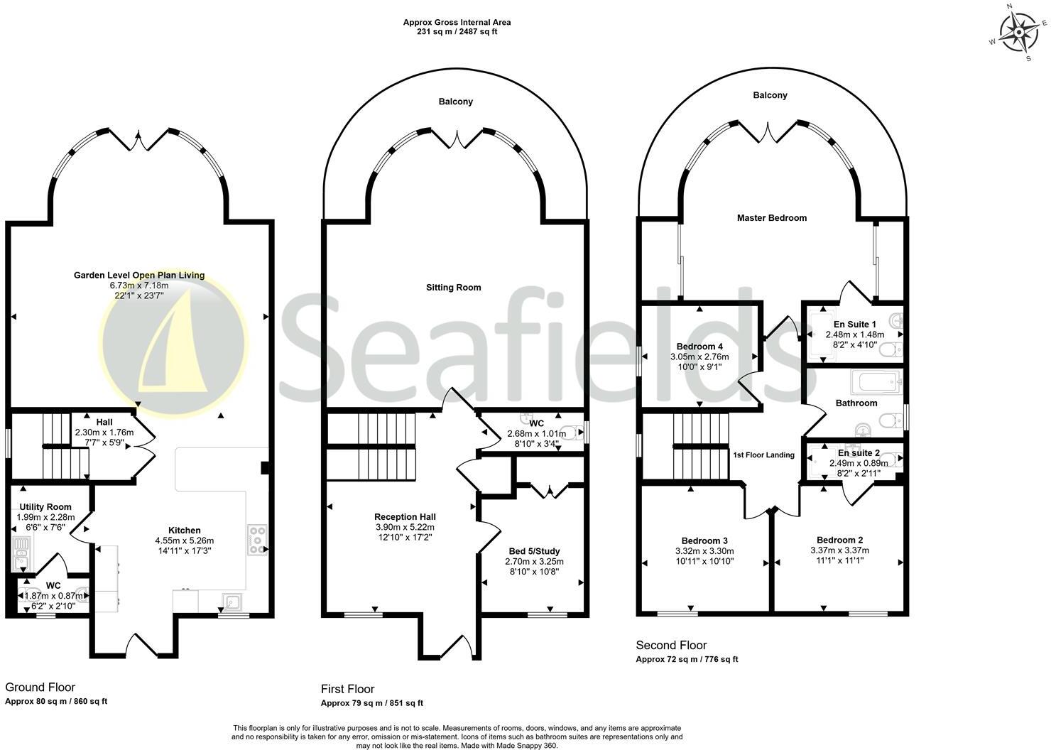 Bellevue Road, Ryde, PO33 2AR floorplan