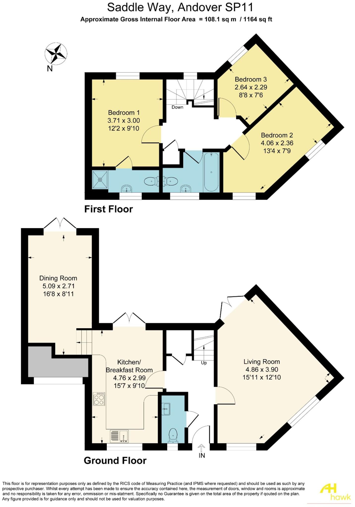 Saddle Way, Andover, SP11 floorplan