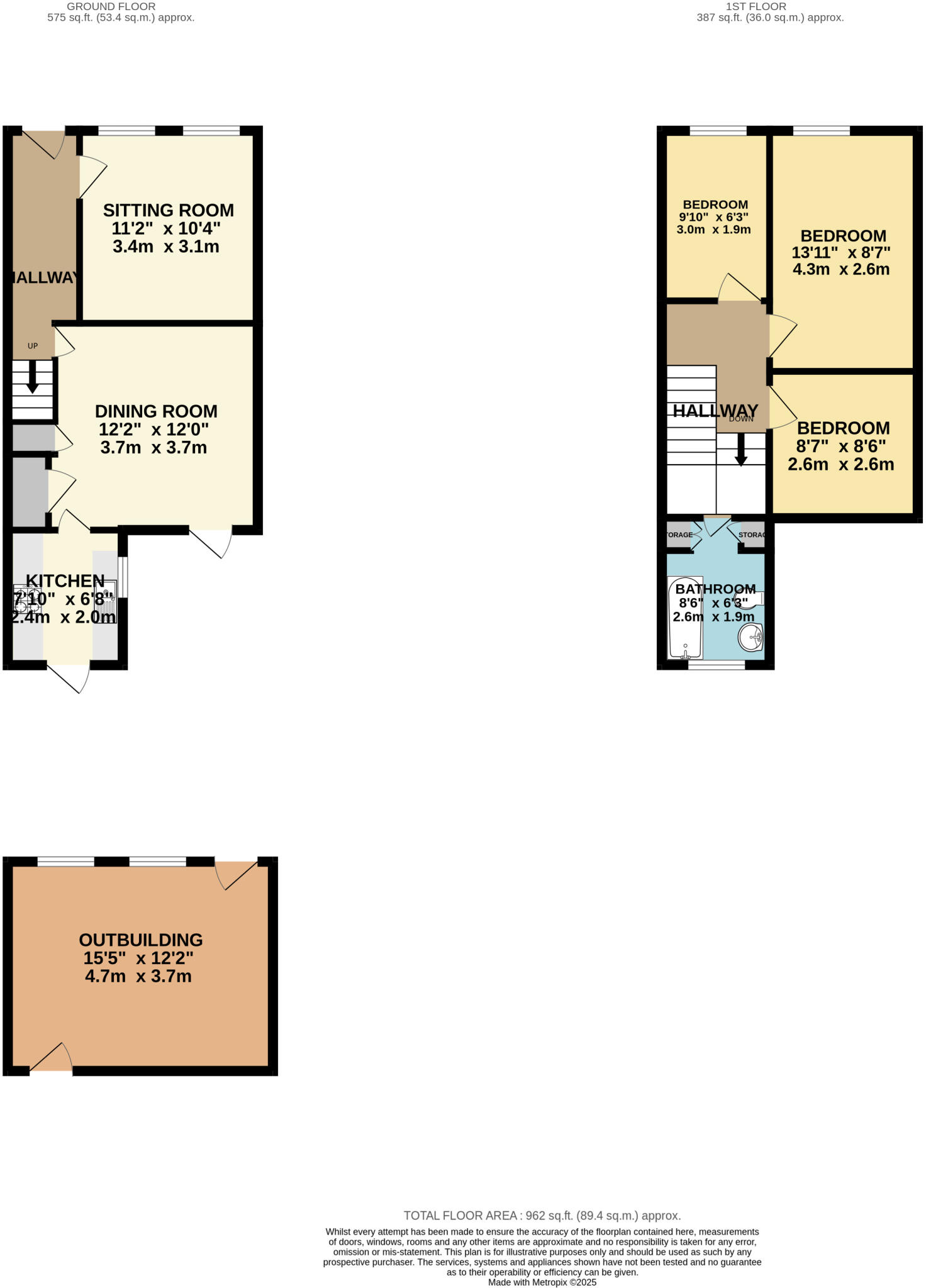 Mansion Terrace, King Street, Combe Martin, North Devon, EX34 floorplan