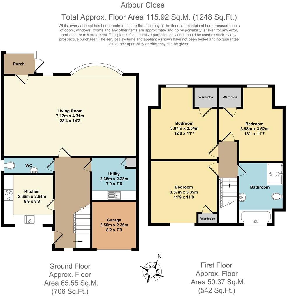 Arbour Close, Mickleton floorplan
