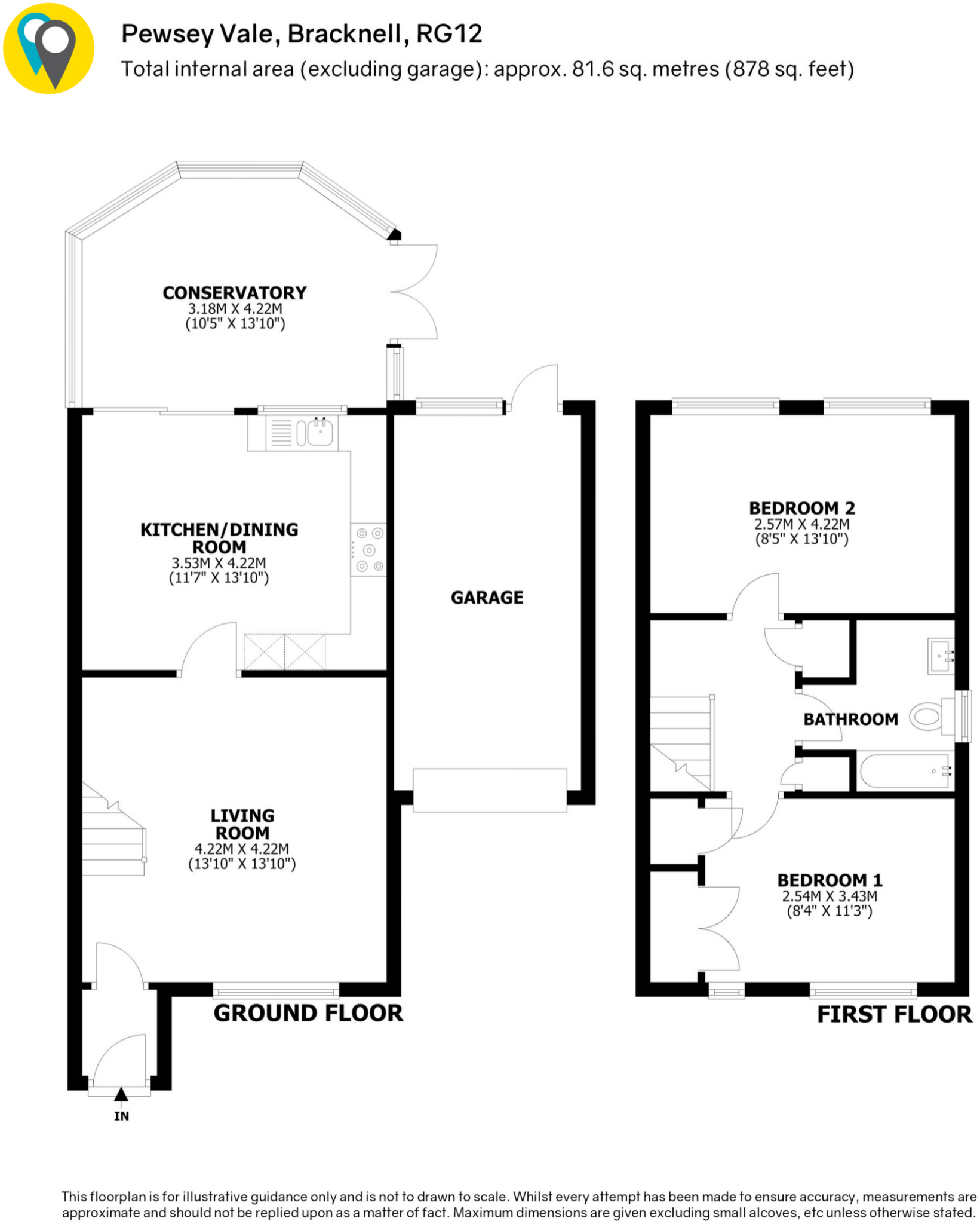 Pewsey Vale, Bracknell, RG12 floorplan