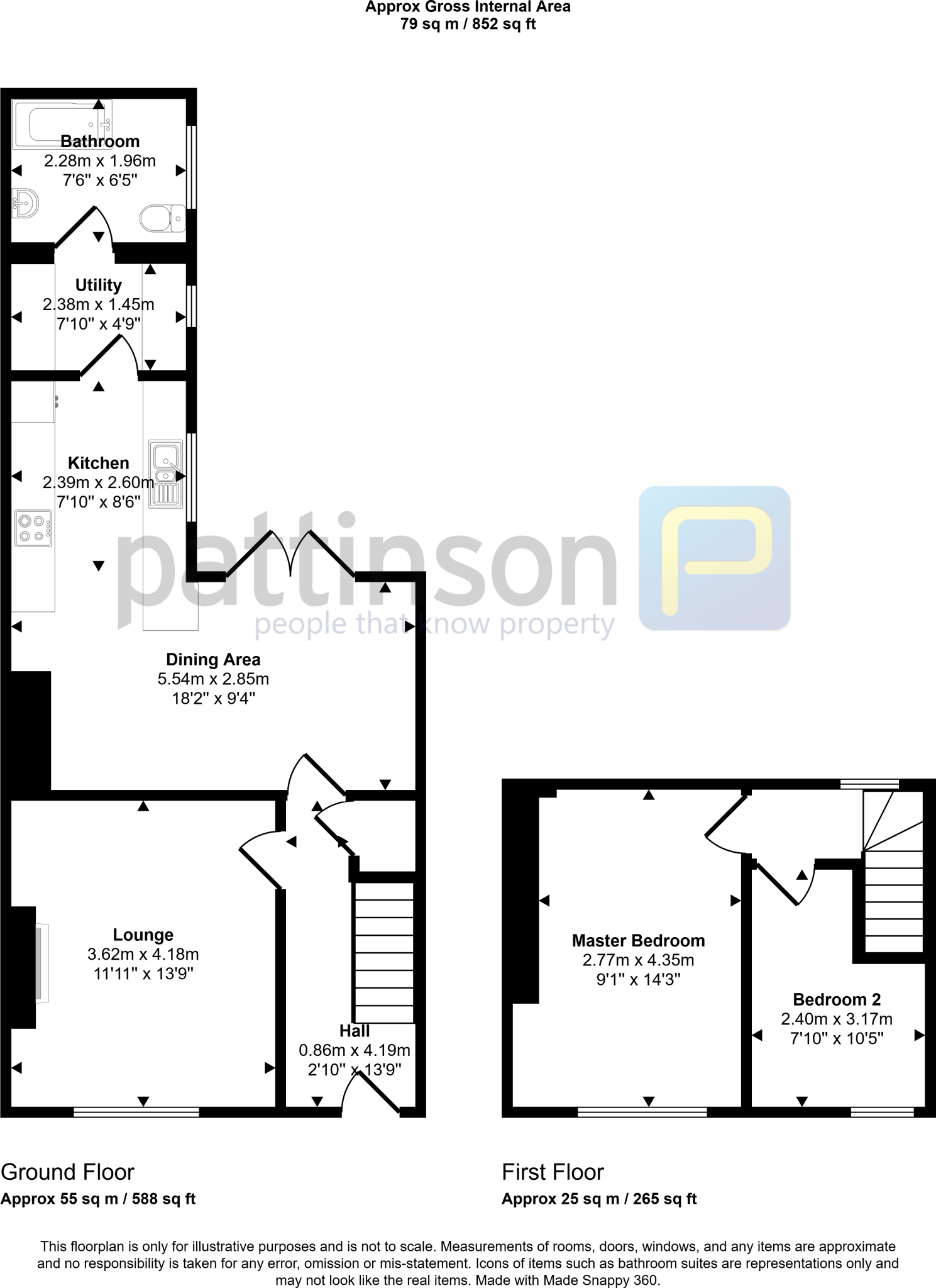 Bothal Terrace, Choppington, Northumberland, NE62 5HY floorplan