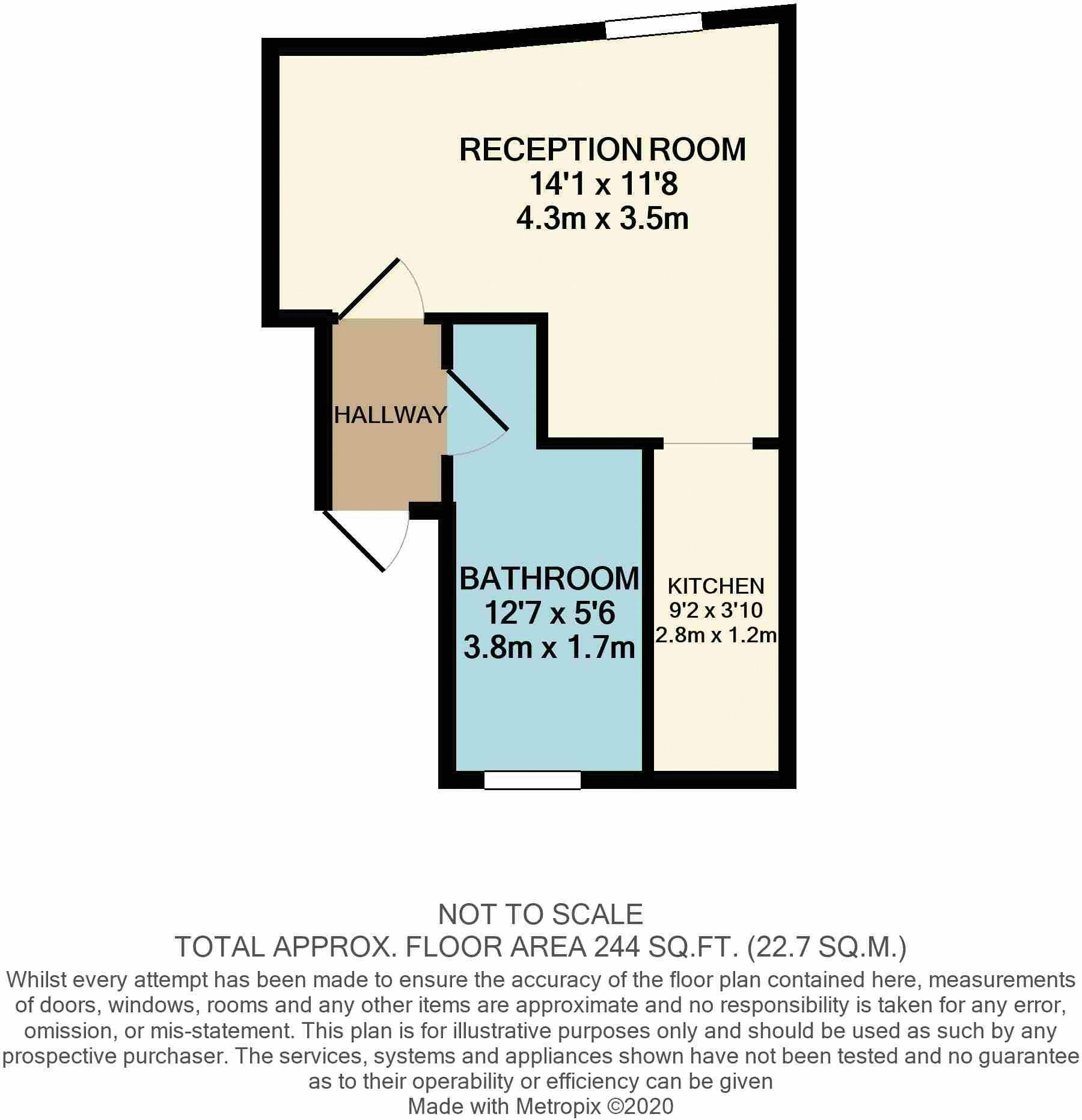 Flat E, Maidstone Road, Rochester, Medway floorplan