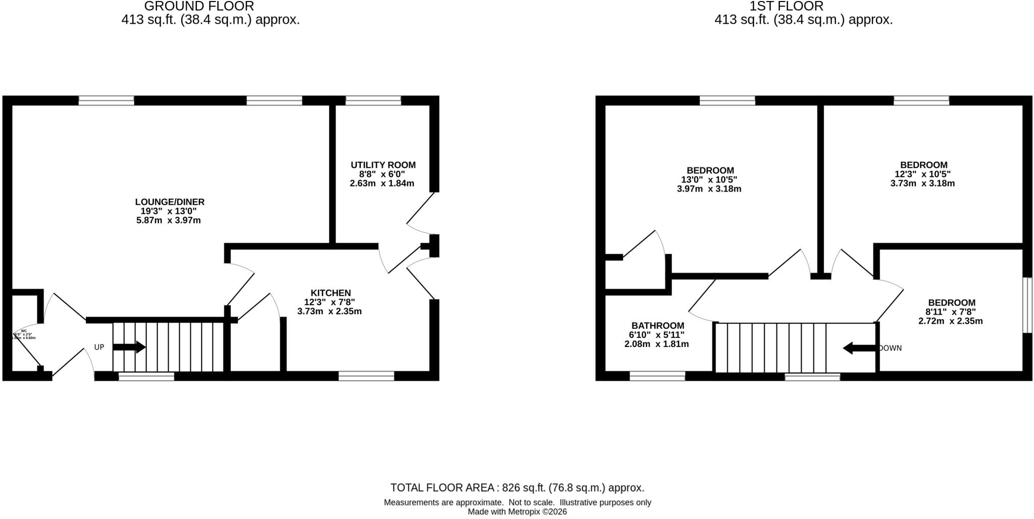 15 Recreation Drive, Southery, Downham Market, Norfolk PE38 0NB floorplan