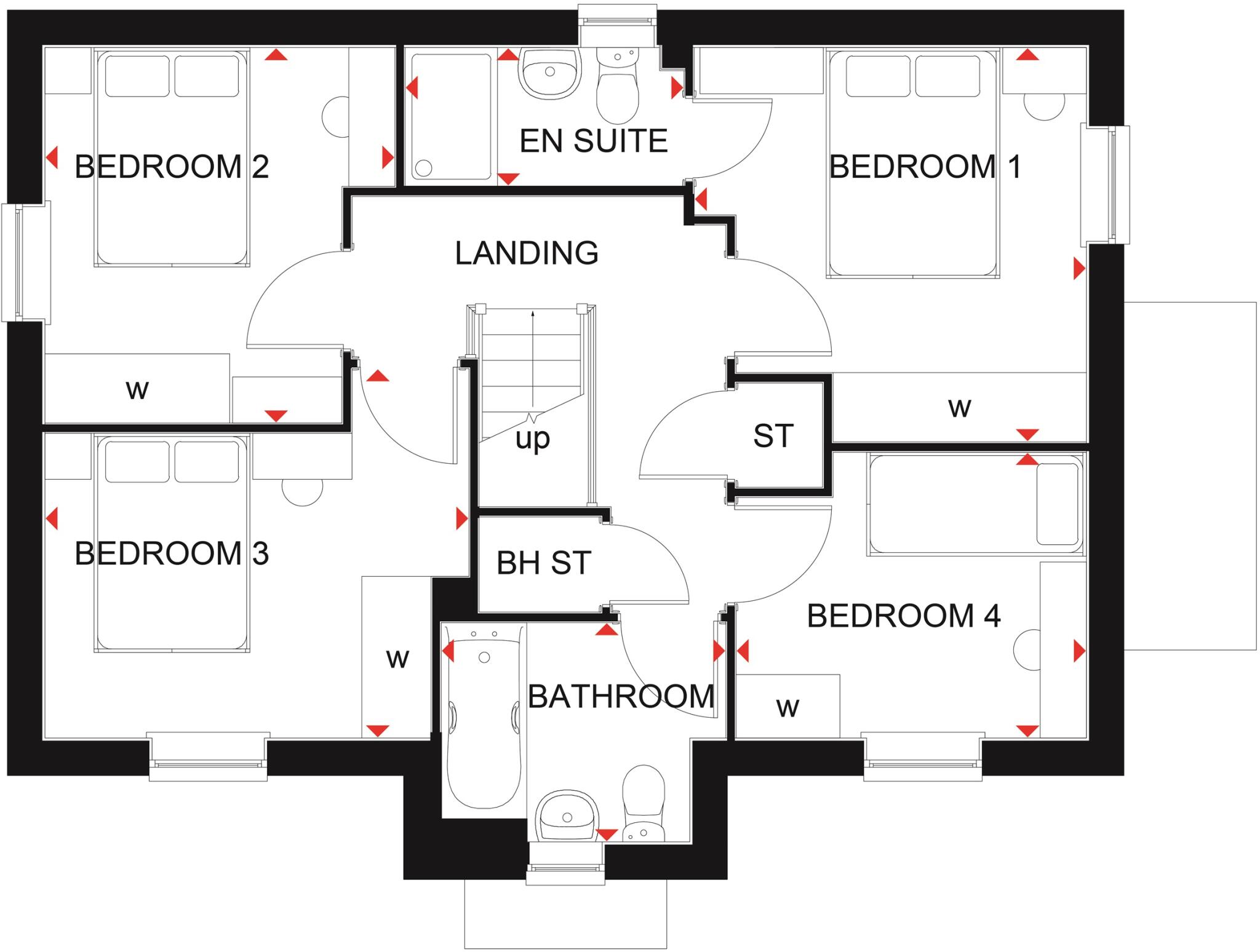 Meadow Hill, 
Hexham Road, 
NE15 floorplan