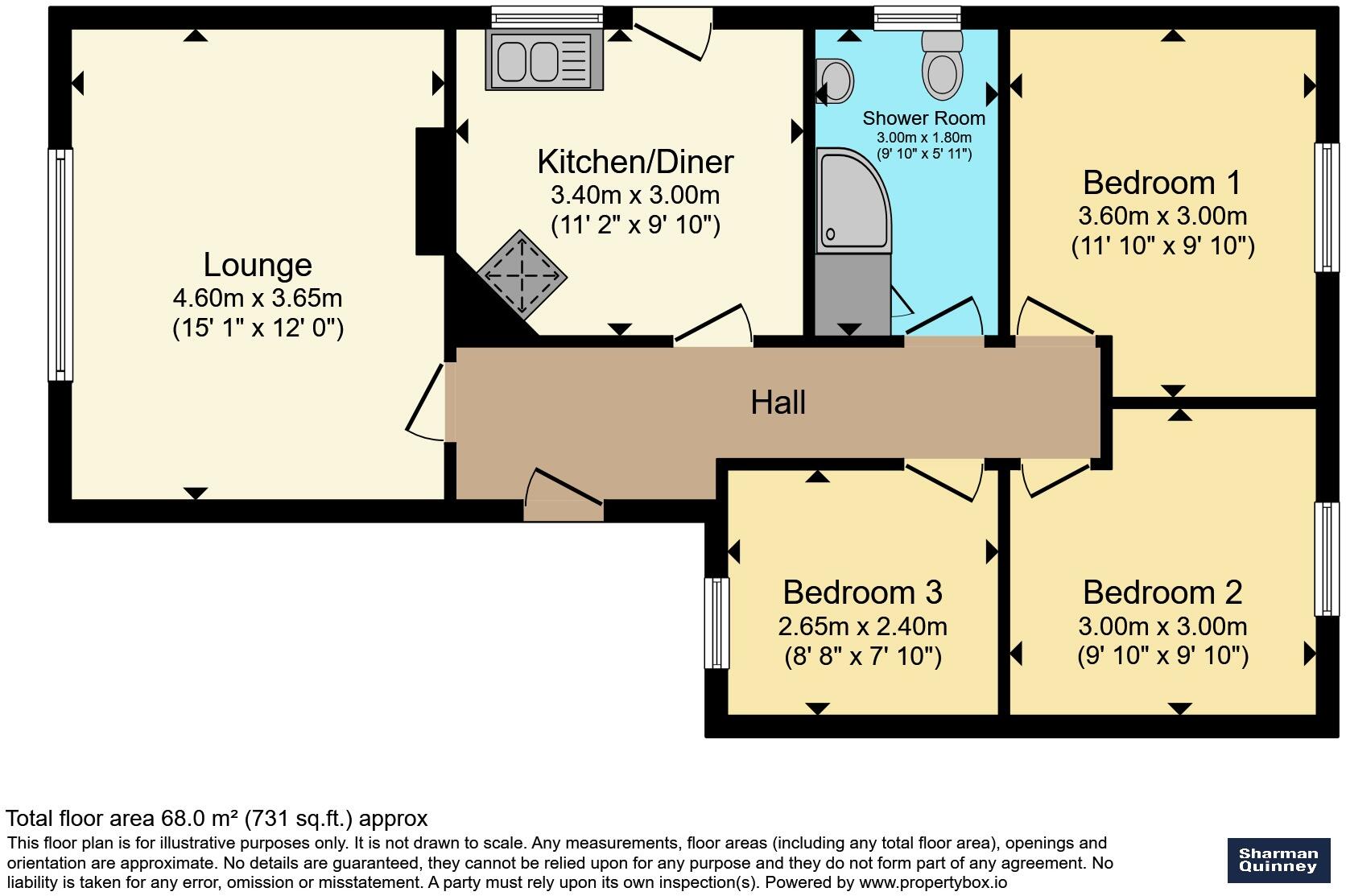 Ellwood Avenue, Peterborough floorplan