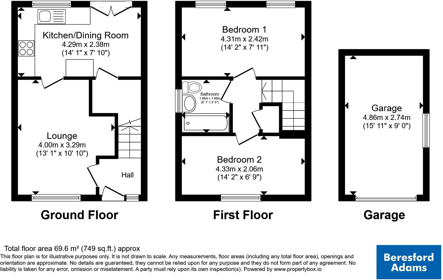 Yarrow Close, Broughton, Chester, Flintshire, CH4 floorplan