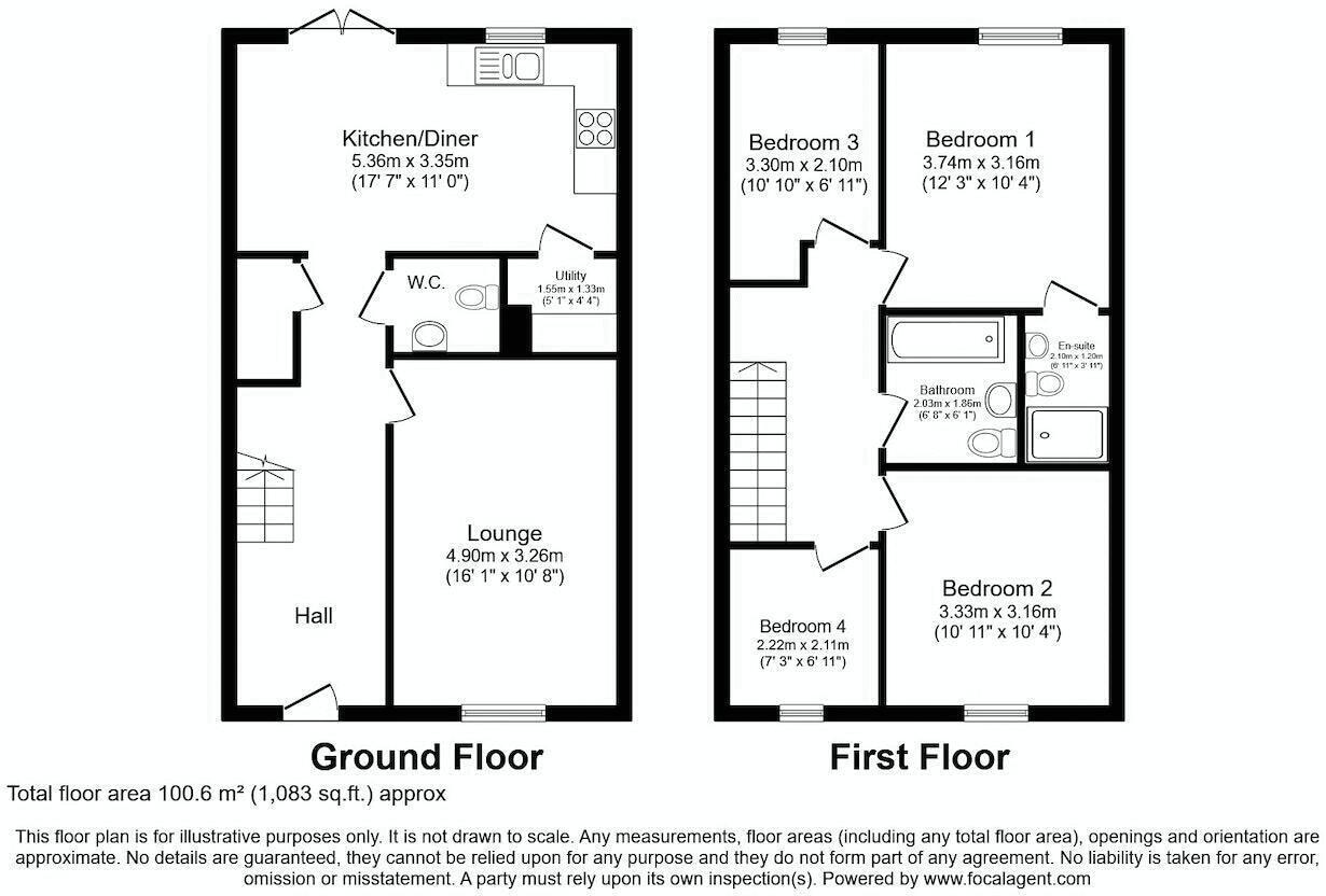 Clarksville Close, Carlisle floorplan