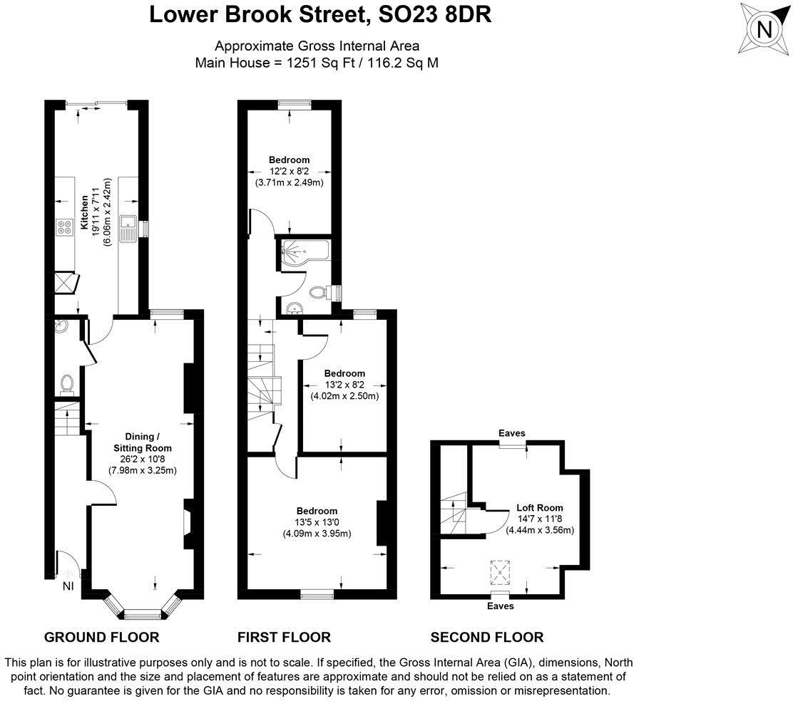 Lower Brook Street, Winchester, Hampshire, SO23 floorplan