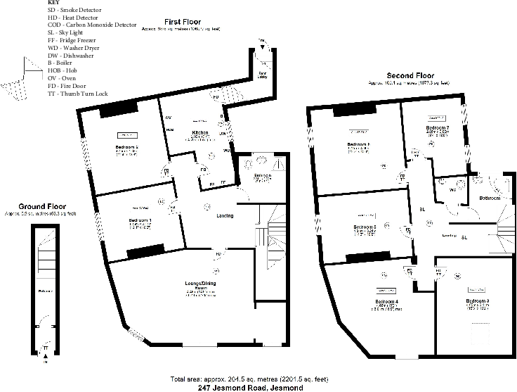 AVAILABLE JULY 2027, £150pppw - Jesmond Road, Jesmond, NE2 floorplan