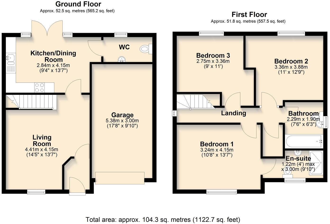 Chedworth Close, Stratford-Upon-Avon floorplan