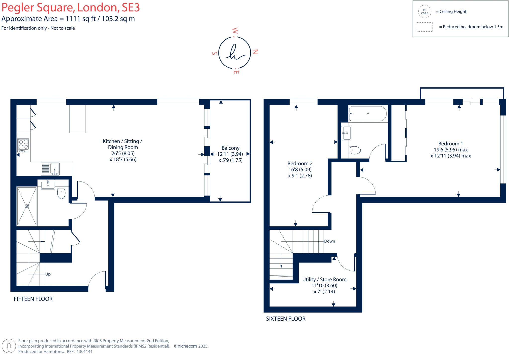 Pegler Square, London, SE3 floorplan