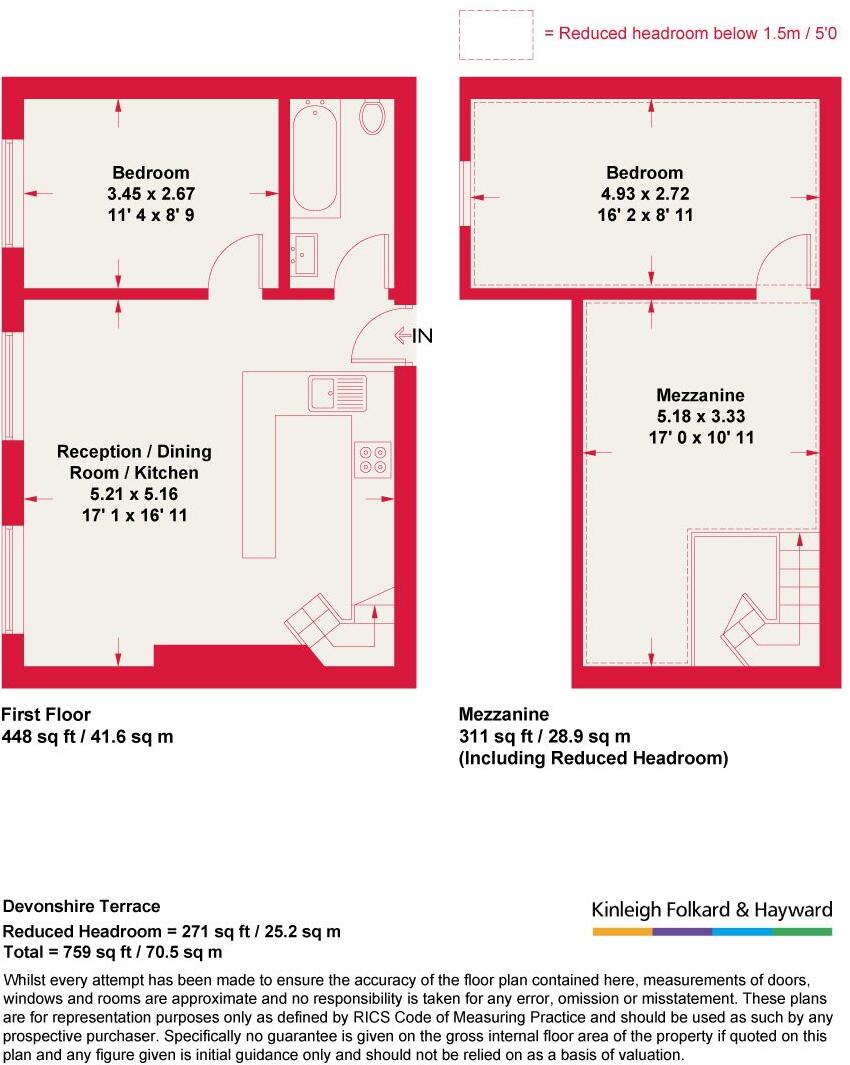 Devonshire Terrace, Bayswater, London, W2 floorplan