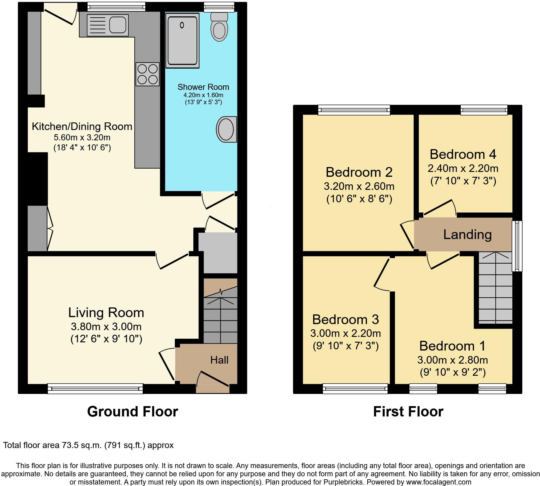 Old Farm Crescent, Manchester, M43 floorplan