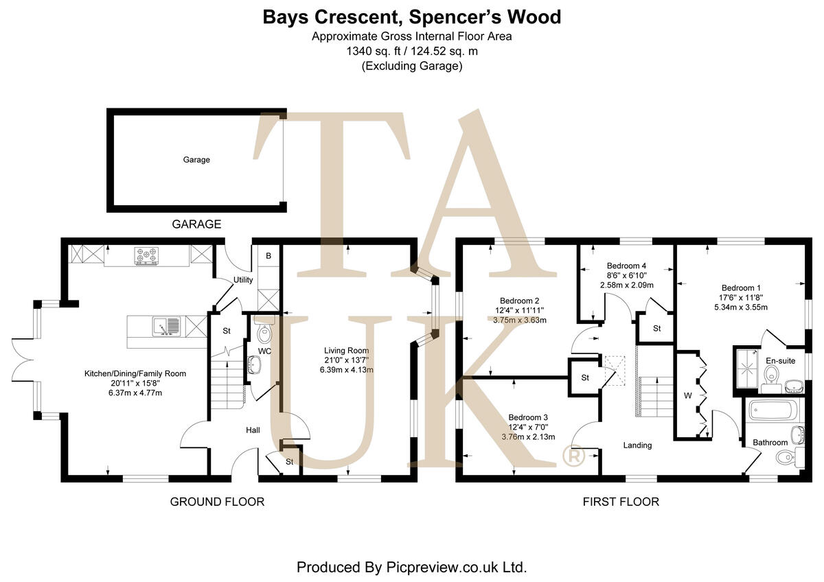 Bays Crescent, Reading, RG7 floorplan
