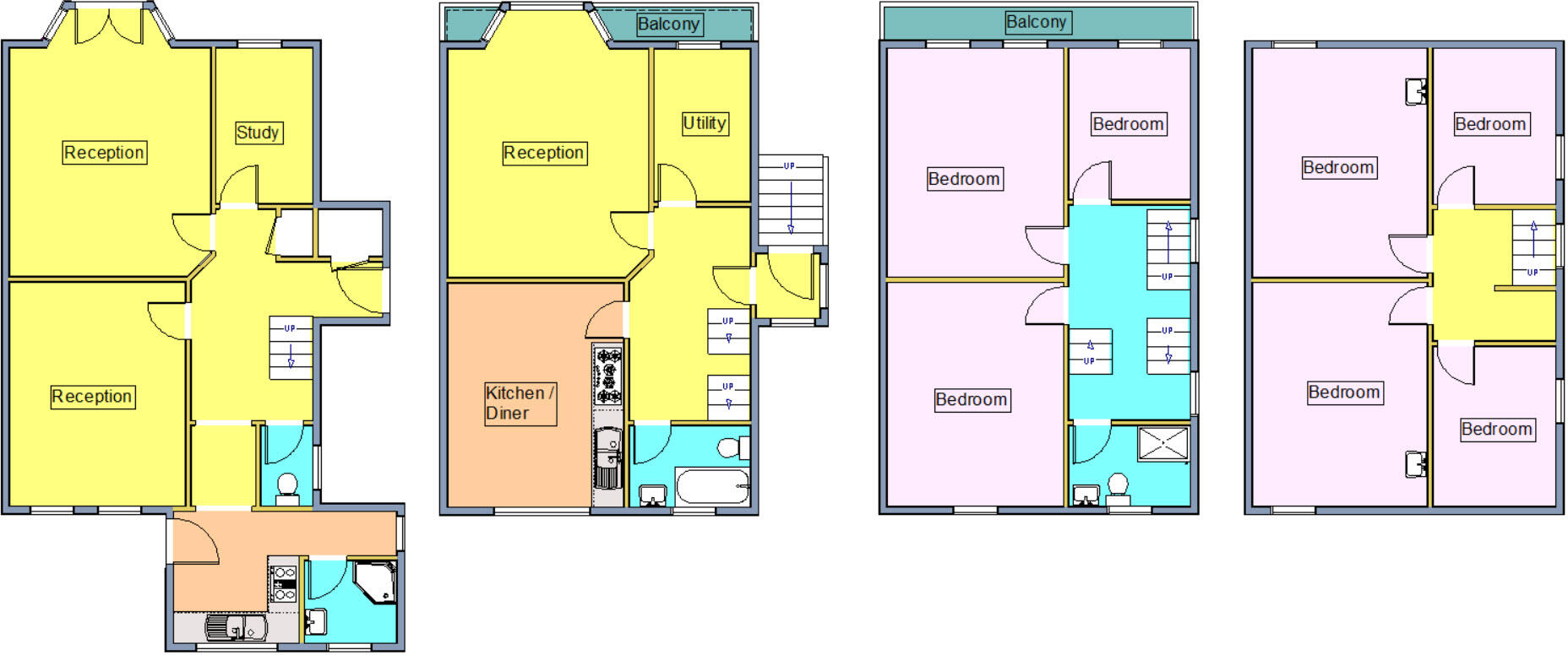 Granville Road, Felixstowe floorplan