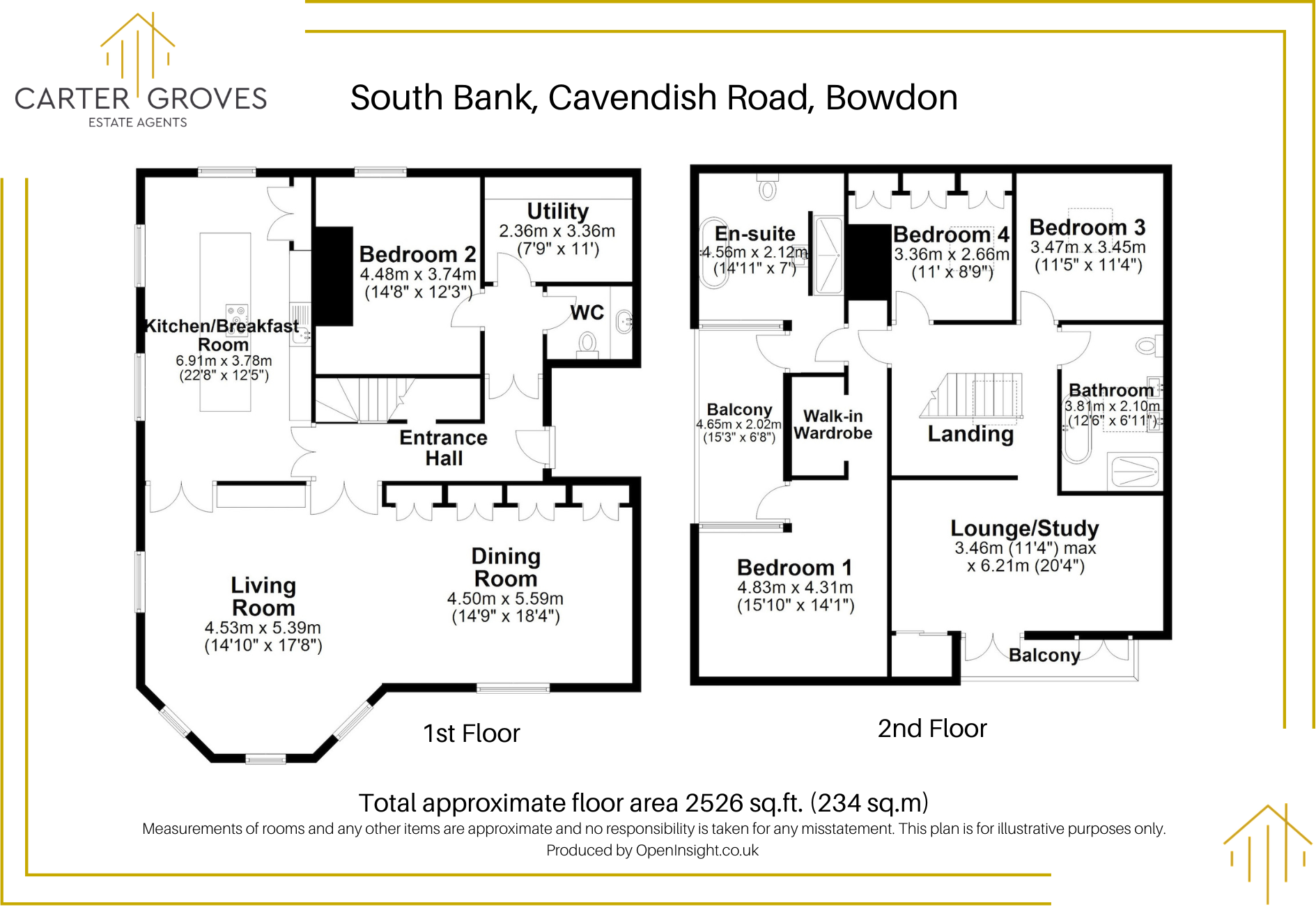 Cavendish Road, Bowdon, Altrincham, Greater Manchester, WA14 floorplan