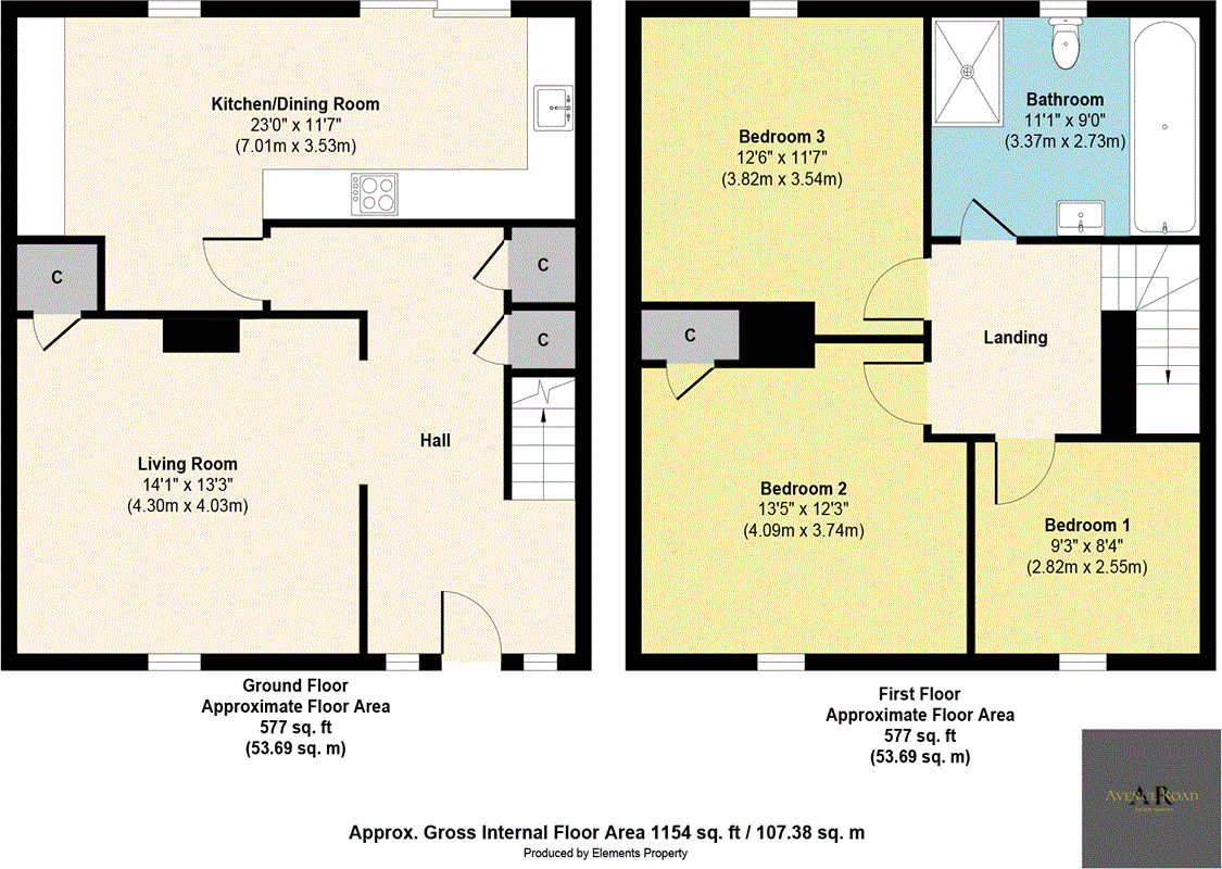 19 Broomhouse Place South, Edinburgh, EH11 floorplan