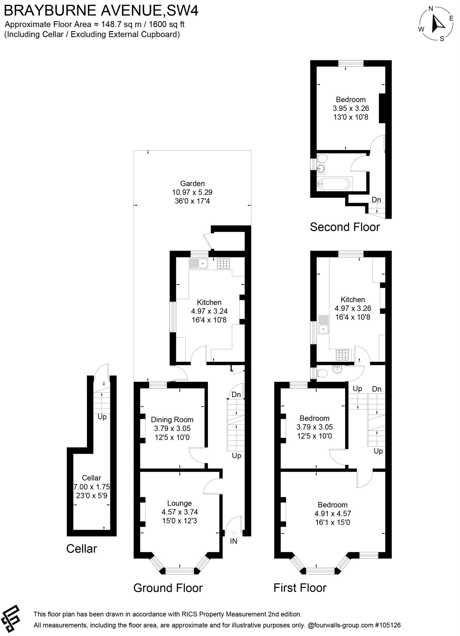 Brayburne Avenue, London, SW4 floorplan