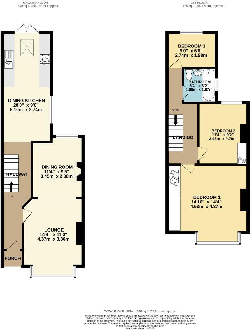 Cheltenham Road, Chorlton floorplan