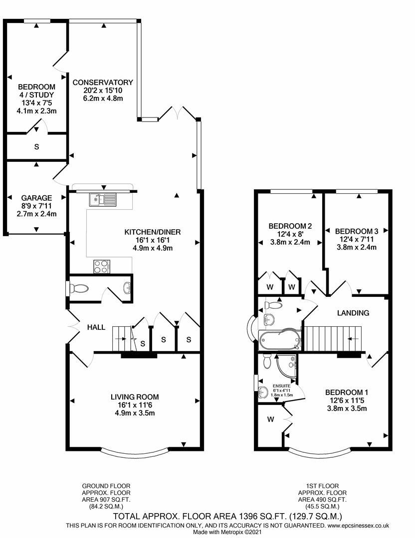 Glovers Field, Kelvedon Hatch floorplan