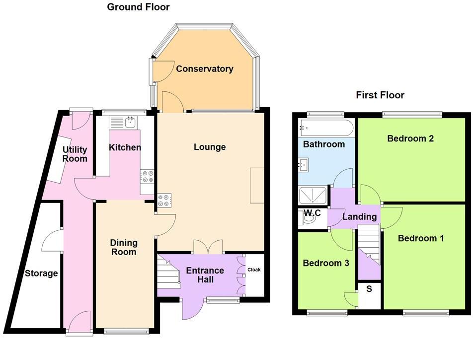 Stonehurst Road,  Great Barr, Birmingham B43 7RD floorplan